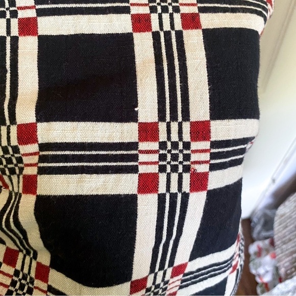 Ace & Jig Coat Storm Overcoat Quilted Single-Breasted Black Geo S NWT - Picture 13 of 13